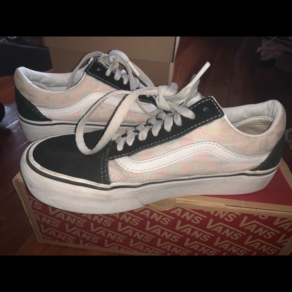 Platform vans size 8 women’s